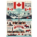 eSIM Canada, Unlimited Plus, 30 Days