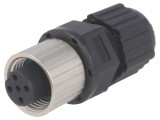 Conector M12 5 PIN mamă A-DeviceNet CANopen IP68