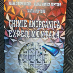 Chimie Anorganica Experimentala - Alina Stefanache, Alina Monica Miftode