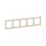 Rama ornament 5 posturi Legrand Suno ivoar 721585