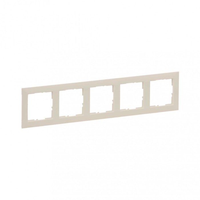 Rama ornament 5 posturi Legrand Suno ivoar 721585