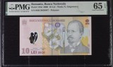 Cumpara ieftin 10 lei 2008 gradata PMG 65 EPQ Gem Unc, polimer