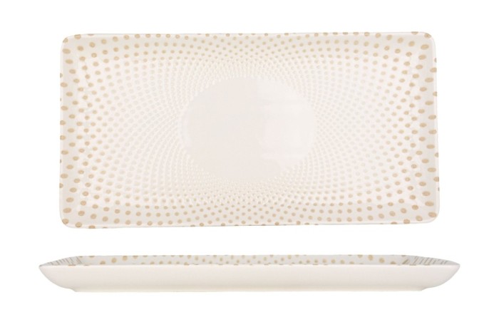 Rinart Placa de service - Punto - Por&Aring;&pound;elan - 33x17 cm - set de 2