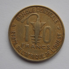10 FRANCS 1968 STATELE AFRICANE DE VEST