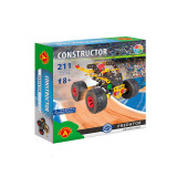 Set constructie 211 piese metalice Constructor Monster Truck, Alexander EduKinder World, Alexander Toys