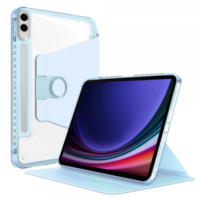 Husa pentru Samsung Galaxy Tab S10 Ultra / Tab S9 Ultra, Techsuit, Crystal Vision, Bleu foto