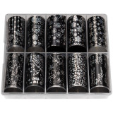 Cumpara ieftin Set Folii Transfer LUXORISE Christmas Fever, 10 buc, LUXORISE Nail Art