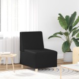 VidaXL Fotoliu Negru 55 x 74 x 82 cm Piele artificială