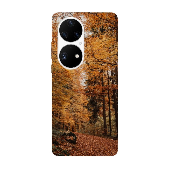 Husa compatibila cu Huawei Nova Y70 model Forest in autumn, Silicon, TPU, Viceversa