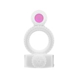 Inel vibrator pentru penis CASUAL LOVE Vibrating Ring for Couples, pentru erecții puternice și stimulare clitoris, transparent