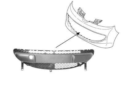 Grila bara fata Peugeot 107 (P), 09.2005-2009, 7414LH, 571627-J foto