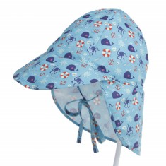 Palariuta cu protectie UV UPF50+ - Marine (Marimi palarii - sepci: 12-18 luni) foto
