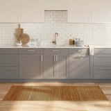 vidaXL Covor dreptunghiular, maro, 80x200 cm, bambus 376776