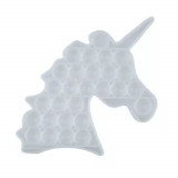 Jucarie Pop It Now &amp; Flip It, Unicorn, Silicon Transparent