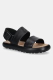 Camper sandale de piele Pelotas Flota Sandal femei, culoarea negru, K201772-001