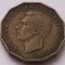 Marea Britanie , 3 pence 1937 George VI