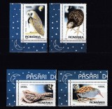 ROMANIA 1998 LP 1458 PASARI DE NOAPTE SERIE MNH