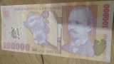 Romania postdecembrista polymer 100000 lei 2001