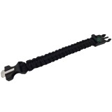 Cumpara ieftin Bratara supravietuire IdeallStore&reg;, Military Surplus, paracord, 26 cm, negru