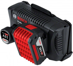 Incarcator dublu Li-Ion Bosch GAX 18V-30, 3Ah, 12V-18V + port USB foto