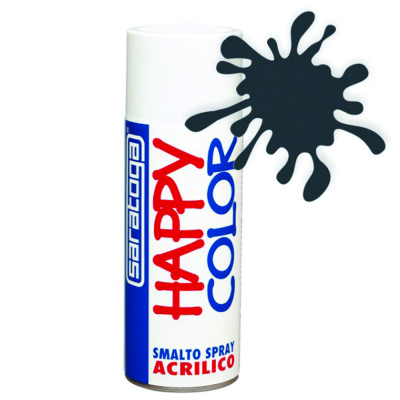 Spray acrilic culoare gri antracit, email lucios RAL 7016 foto