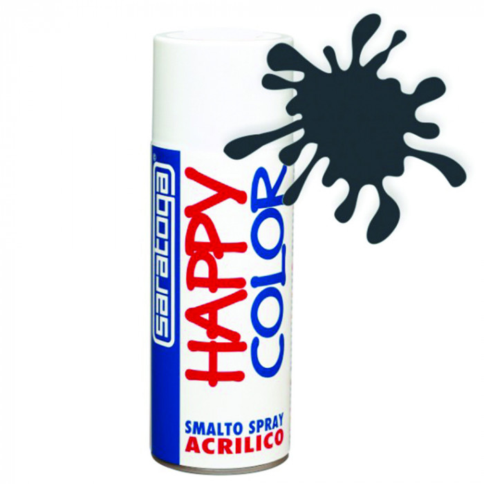 Spray acrilic culoare gri antracit, email lucios RAL 7016