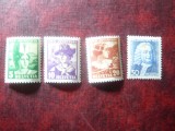 Serie Elvetia 1934 Pro Juventute , 4 valori sarniera
