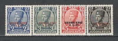 Iugoslavia.1943 Crucea Rosie-supr. SI.144 foto