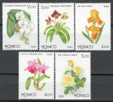 Monaco 1990 Mi 1947/51 MNH - Flori: Expoziție horticolă int EXPO &#039;90, Osaka, Nestampilat