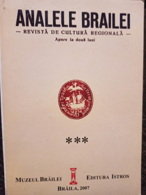 Revista de cultura regionala, vol. III, 2007 (2007) foto