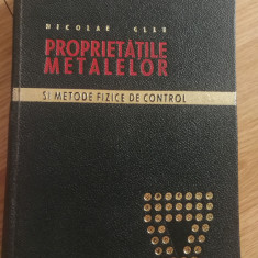 Proprietatile metalelor - Nicolae Geru, 1967