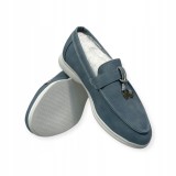 Mocasini din piele de căprioară pentru femei Old Money 39