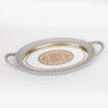 Tava din rasina cu oglinda Grey Gold 39 cm