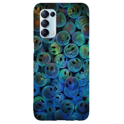 Husa compatibila cu Oppo A15 model Smiley Faces, Silicon, TPU, Viceversa foto