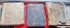 G501-I-Lot 3 Carti chirilica Romania anii 1800-OCTOIH 1826+ Tipiconul de Buda din 1826+ Molitfelnic, Euhologhion tiparit prb inainte 1800 la Ramnic ..