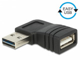 Adaptor EASY-USB 2.0-A T-M unghi stanga/dreapta, Delock 65522