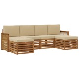 vidaXL Seturi de canapele Lemn Solid de Acacia 3384689