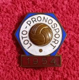 Insigna fotbal LOTO-PRONOSPORT 1954