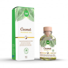Coconut Vegan - Gel de Masaj cu Aromă de Cocos și Efect Încălzire, 30 ml