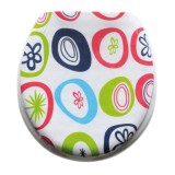 Cumpara ieftin Capac pentru WC cu burete, Abstract, KY5062, 400 x 360 mm