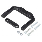 Clemă prindere cablu neagră