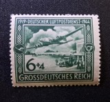 Germania (Grossdeutsches Reich) 1944 - 25 de Ani de Serviciu Poștal Aerian German 6+4 Pf. (Marcă Poștală Neștampilată) - Cod: -OD1