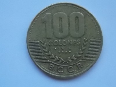 100 COLONES 2000 COSTA RICA foto