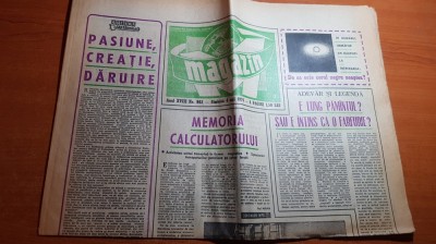 magazin 4 mai 1974-articol despre echipa de fotbal steaua bucuresti foto
