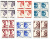 |Romania, LP 139/1940, Carol II - 10 ani de domnie, blocuri de 4 timbre, MNH, Nestampilat