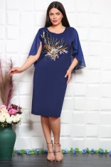 Rochie de Ocazie Rimini Bleumarin - 48Marimea