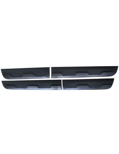 Set Ornamente laterale portiere negru mat Ford Ranger T6, T7, T8 2012-2022