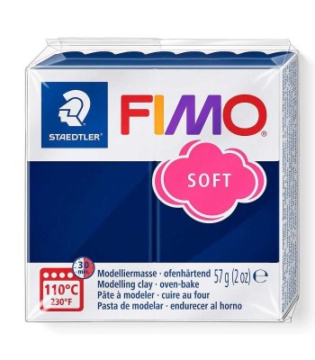 Pastă polimerică FIMO Soft 57g Albastru Oxford /prusac foto