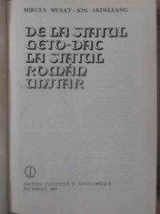 DE LA STATUL GETO-DAC LA STATUL ROMAN UNITAR-MIRCEA MUSAT, ION ARDELEANU-167852
