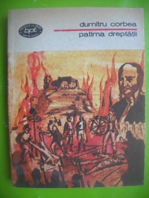 HOPCT PATIMA DREPTATII/DUMITRU CORBEA EDITURA MINERVA BPT 1988 -235 PAG foto